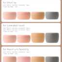 TakeToday Travel Containers for Toiletries, Leak-Proof, TSA Approved, Refillable Silicone Cylindrical Cream Jars with Lid for Cosmetic Toiletry, 2oz, 2Pack, Apricot