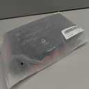 ODODOS 2-Pack High Waist Knee Length Workout Capris for Women, 14" Tummy Control Athletic Running Capri Leggings, Black+Red, Large (L)