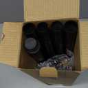 ZMTECH Flag Pole - Upgraded Bracket, 6 FT Stainless Steel Flag Poles for Outside House, Residential or Commercial, Tangle Free Flag Pole Kit for American Flag (Without Flag, Black)