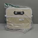 Sposuit Car Storage Trunk Organizer - Collapsible Trunk Organizer with Cooler for Grocery Cargo, Large Storage for Car, SUV, Sedan, Jeep, Beige