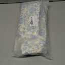 PAZIMIIK 3PCS Makeup Bag SET Large Travel Quilted Zipper Soft Cosmetic Case Pouch for Women Girls Make Up,Little Flower Blue