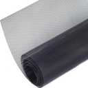 AggAuto Universal 40"x13" Car Grill Mesh - 100x33cm PVC Coated Stainless Steel Automotive Grille Insert Screen Bumper Vent, One of the Most Multifunctional Shape Grids Black (1mm Round Hole - Black PVC Coated 304SS)