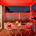 JMEXSUSS Red Valentines Day Decor Lights Clear Wire, 66ft 200 LED Red Christmas String Twinkle Fairy Lights Outdoor Indoor Plug in for Room Party Tree Valentines Day Decorations