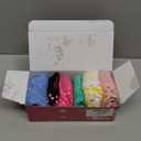 BIOAUM Yoga Socks for Women - 6 Pairs Cotton Cushion Non Slip Grip Slipper Pilates Hospital Socks, 6-11