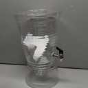 CreativeWare Bark Beverage Dispenser, 2.5 Gallon, Clear, (Pack of 1)