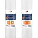 Aquaboon 4,5 x 20 inch Carbon Filter Cartridge - 5 Micron Coconut Shell CTO Big Blue Filter - Whole House Well Water Filtration - Matches DB20P, CTO20BB, Pentek FLOPLUS-20BB, 155312-43 (2 Pack)