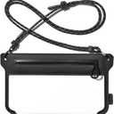 bitplay AquaSeal Lite- Universal Waterproof Phone Pouch/Dry Bag with Adjustable Strap Black