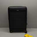 LEVEL8 Top Opening Carry on Luggage Expandable, Large Suitcases with Wheels Airline Approved, Hardside Luggage with Spinner Wheel for Men Women, 20 Inch, Black