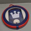 Portable Potty Chair for Toddlers with Splash-Proof Design, Foldable Travel Potty with Bag & 30 Refills - Kids Toilet for Car, Camping, Indoor - Easy Clean Baby Potty Training Seat(Red-blue)