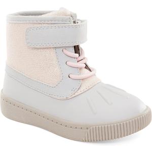 Simple Joys by Carter's Unisex-Child Alexis Outdoor Boot Fashion (4 Toddler, Ivory Light Pink)