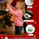 NewFamily Christmas Shrink Art Kit for Kids  49 Pcs Pre-Cut Shrinky Dinks for Christmas Crafts  DIY Bracelets, Necklaces, Keychains & Christmas Tree Decorations