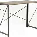 American Furniture Classics OS Home and Office 42240 No Tool Assembly Writing Desk, Sewn Oak