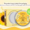 Babo Botanicals Swim & Sport Mineral Sunscreen Balm SPF50 - Natural Zinc Oxide - For Face & Body - For all Ages - Dermatologist Tested - Cruelty-Free - Fragrance-Free - EWG Verified - Water Resistant