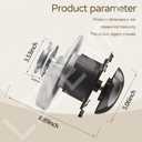 596878501 Trimmer Head Spindle Assembly w/ 532182217 Mow Ball & Bolt Kit Compatible with Husqvarna Poulan Craftsman HU625WT PR22WT 180334 182217 HU625HWT PPWT62522 HU625WTX