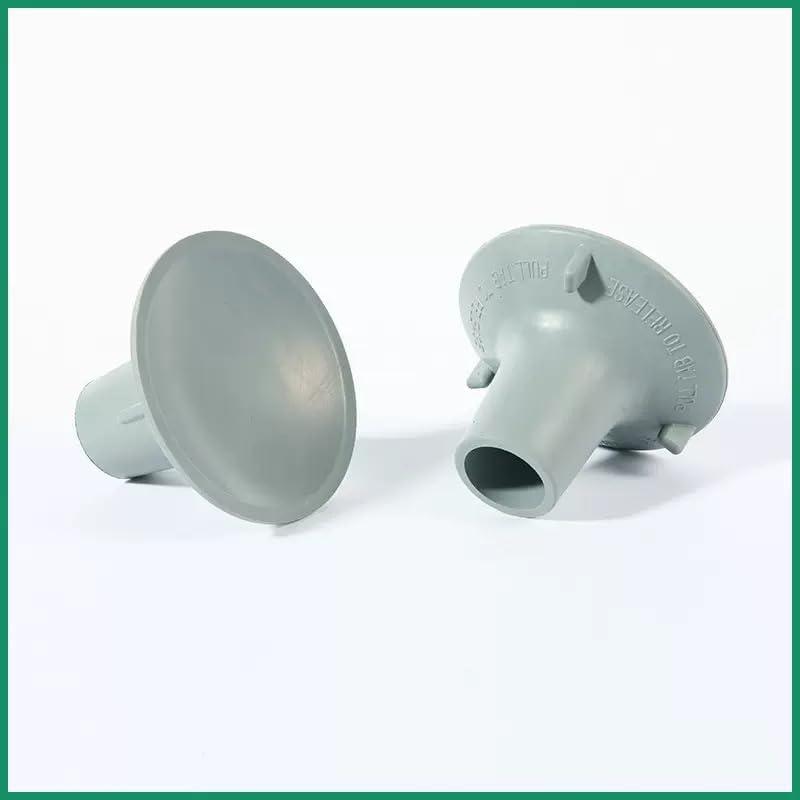 2 PCS Rubber Feet for Toilet Safety Rail, Universal Fit Shower Chair, Bath Bench Legs, Toilet Seat Leg Tips Large Suction Cup Feet for Commode Chair