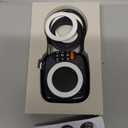 Compatible with Apple AirTag Secure Lock with Wire Cable, 3-Digit Combination Luggage Locks, Alloy Body Ultra Durable Anti-Lost Protective Case for Luggage, Bags, Suitcase, and Backpacks (BLACK)