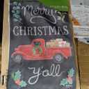 Evergreen Merry Christmas Y'all Red Truck Garden Flag, 4ct