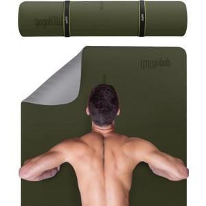 Gogokiwi Extra Wide Yoga Mat for Men Women (72"L x 36"W) Non Slip Fitness & Exercise Mat with Alignment Marks for Yoga, Pilates, Floor Workouts