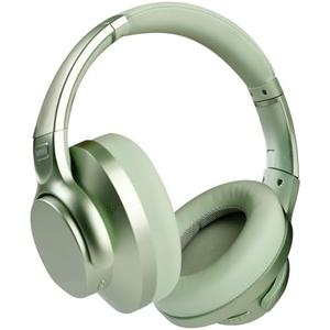 TUINYO Bluetooth Headphones Wireless, Over Ear Stereo Wireless Headset 40H Playtime with deep bass, Soft Memory-Protein Earmuffs, Built-in Mic Wired Mode PC/Cell Phones/TV-White