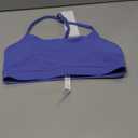 CRZ YOGA Womens Butterluxe Y Back Sports Bra - Padded Racerback Low Impact Spaghetti Thin Strap Workout Yoga Top Medium