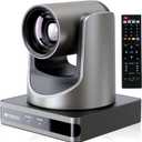 Retekess TC202 PTZ Camera 12x Optical Zoom, 16x Digital Zoom, AI AutoTracking, Works with Skype, OBS, YouTube,Video Conferencing System for Church Worship and Event