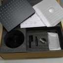 KENES Matte Black Tub Shower Faucet Set Complete with 10-Inch Rainfall Shower Head and Tub Spout, Square Tub and Shower Trim Kit, KE-6024A-2 (Shower Valve Included)