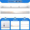 MorningRo 2 Pcs 2" x 24" Mud Flap Weights Mudflap Top Plate, Non Porous