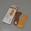 pedag Comfort Leather 3/4 Inserts for Whole Foot Support, Handmade in Germany, Men and Women's Dress Shoes, Flats, Ballet Flats, Sandals, Real Leather, Tan, 1 Pair, US W 9 / M 6 / EU 39