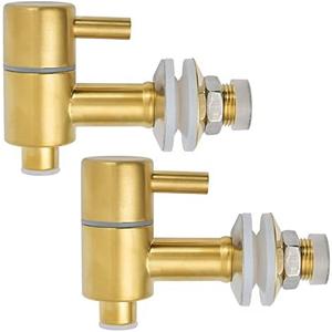 Akamino Spigot for Beverage Dispenser, Stainless Steel Lever Pour Spout Water Dispenser Replacement Faucet for Berkey and Other Gravity Filter Systems,Gold 1 PCs