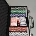 Boyzhood Poker Chips,300 Pcs Poker Set with Aluminum Travel Case,11.5 Gram Poker Chips Set for Texas Holdem Blackjack Gambling