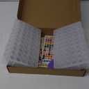 Willinglong 2 Pack Diamond Art Storage Containers Set, Grids Bead Organizer Box with Diamond Painting Accessories Labels for Jewelry Art DIY Dot Craft Bead Storage