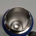 FineDine Triple Walled, Insulated Water Bottles with Straw - 40 Oz Stainless Steel Metal Bottle W/ 3 Leak Proof Lids - For Travel, School, Sports, Gym/Men, Women & Kids - Majestic Sapphire