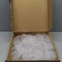 uxcell 72Pcs Clear Small Plastic Beads Storage Containers with Lids, Square Anti-Oxidation Jewelry Storage Boxes for Small Items Craft, Beads, Ear Studs, Necklaces(2.22.170.79In)