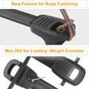 Heavy Duty Roof Rack Crossbars Compatible for Honda CRV 2023-2026(Equipped Factory Flushed Side Rails) Anti-Corrosion,Full Aluminum Die-Casting Black Matte with Max 300LB Loading Weight
