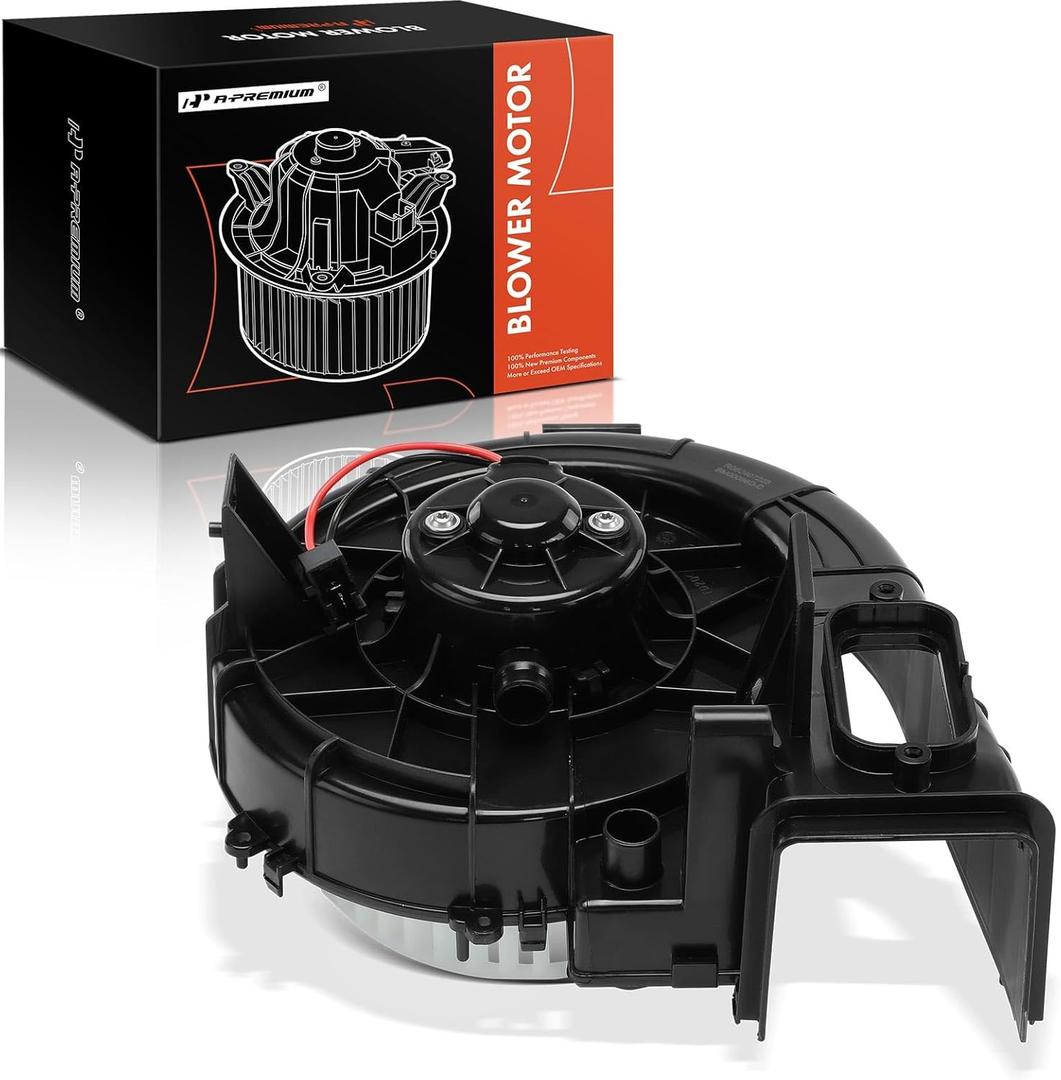 A-Premium HVAC Heater Blower Motor Assembly Compatible with Nissan Vehicles - Altima 2002-2004, 2.5L/3.5L, Sedan, with Automatic Climate Control - Front Side, Replace# 272258J001, 272308J100