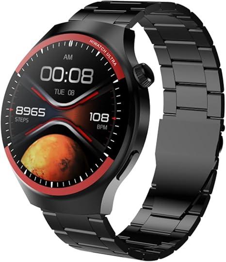 Smart Watch, 2025 Newly Upgraded Smart Watch, 1.62" HD Large Screen, 24-Hour Bluetooth Sports Heart Rate Monitor LED Watch, Multiple Sports Modes, Compatible with iPhone & Android (Black)
 Watch 4 Pro