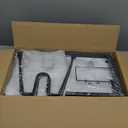 Toplife Pots and Pans Organizer Rack for Cabinet and Countertop, 10+ Pot Lids, Bakeware and Cookware Organizer Rack Holder with 10 Adjustable Compartments  Brown