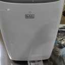 BLACK+DECKER Portable Air Conditioner, 8,000 BTU (3,950 BTU SACC) for Rooms up to 400 Sq. Ft., Portable AC with Follow Me Remote Control and Window Kit, BPACT08WT, White