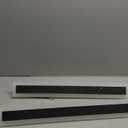 2Pack 23.6inch Long Outdoor Modern LED Wall Light,18W Waterproof IP65 Warm White 110V led Wall Mount Lighting Fixture Rectangular Black Wall Lights Elegant Frosted White Acrylic Anti Rust