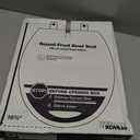 KOHLER 20111-0 Brevia, Slow Close Toilet Seat, Round Toilet Seat, Grip-Tight Bumpers Quick-Attach Hardware, White