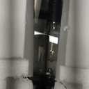 22.5" Large Outdoor Solar Post Light, Dusk to Dawn Solar Lamp Post Light, Black Lamp Posts Light Fixture with Pier Mount Base, Waterproof Outdoor Pole Lights for Yard Garage Porch Patio, 1Pack