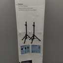 Vondynote Pair of Tripod Speaker Stands Adjustable Height from 33.5" to 53.5" Slim Mini Speaker Stand PA DJ Short Tripod Speaker Stand