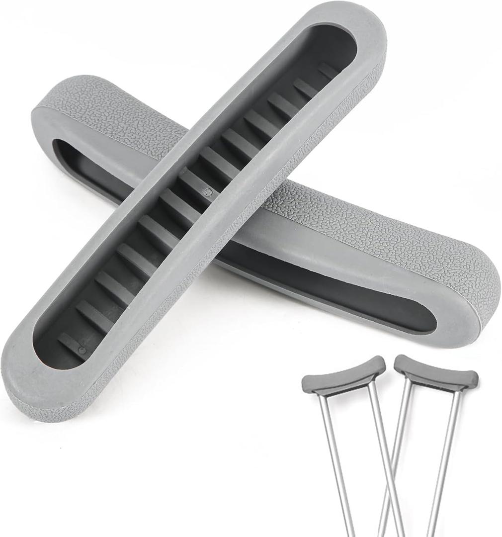 2-Pack Crutch Pads for Armpits, Premium Underarm Cushion Replacement  Comfortable & Washable Crutches Padding for Double Axillary Support, Ideal Crutch Pads for Daily Mobility Aid