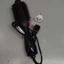 Hair Dryer Brush Blow Dryer in One, 4 in 1 Styling Tools Blow Dryer with Ceramic Oval Barrel, Hair Dryer and Styler Volumizer, Hot Air Straightener Brush for All Hair Types (Black)