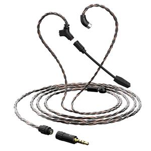FAAEAL TRN RedChain Plus Earphone Cable with QDC/S/C Pin, Swappable Plug 3.5mm Upgraded Headphone Wire with Mic,Earbuds Line for KZ ZSN EDX PRO Castor D-Fi Krila EDA ZVX TRN MT1 Headset (Around 2M)