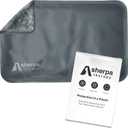 Medium Flexible Gel Ice Packs Reusable - Hot and Cold Soft Ice Packs for Injuries Reusable for Ankle, Arm, Foot, Leg, Back Pain Relief - 8" x 12" - Grey