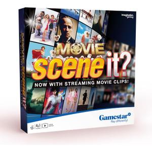 Scene It? Movie Trivia Board Game, The Ultimate Movie Knowledge Test, Puzzle-Solving Family Party Game, Stream Real Clips with Gamestar App