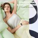 BRG Thin Mesh Loop Compatible with Apple Watch Bands for Women 40mm 41mm 38mm 42mm Series 11 10 9 8 7 6 5 4 3 2 1 SE, Metal Magnetic Stainless Steel Strap with X-Shape Diamond Clasp for iWatch Bands (Midnight)