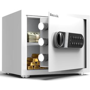 Safe Box, Home Money Cabinet Safe for Cash Office, Digital Keypad, 0.8 Cuft
