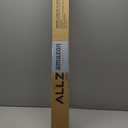 ALLZONE Tension Curtain Rod for Windows,123 to 160 Inch, Heavy Duty Extra Long Curtain Rods, Non-Slip Bathroom Shower Tension Rod, Renter Friendly, Adjustable, Spring Loaded, White